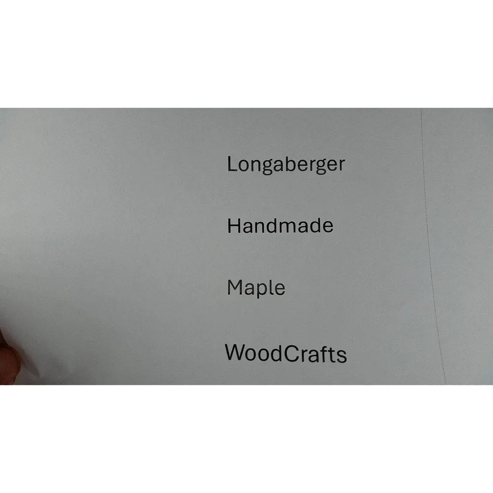 Longaberger American Valor‎ Marines Woodcrafts Cutting Board - 100% Maple - NEW